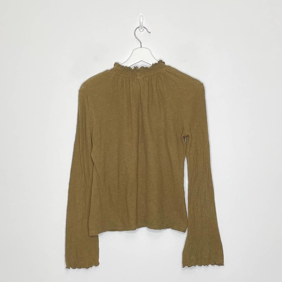 MADEWELL TEXTURE & THREAD | Gauze Mock Neck | XS - Picture 4 of 5